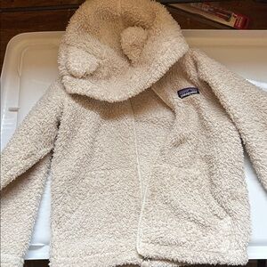Patagonia Tan Sherpa Fleece Hoodie